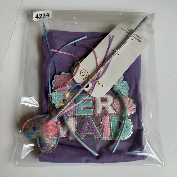NEW Sweet Wink Mermaid Patch T-Shirt Headband & Wand 7/8 - Picture 15 of 15